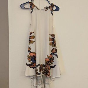 Summer Floral Print Sleeveless Dress